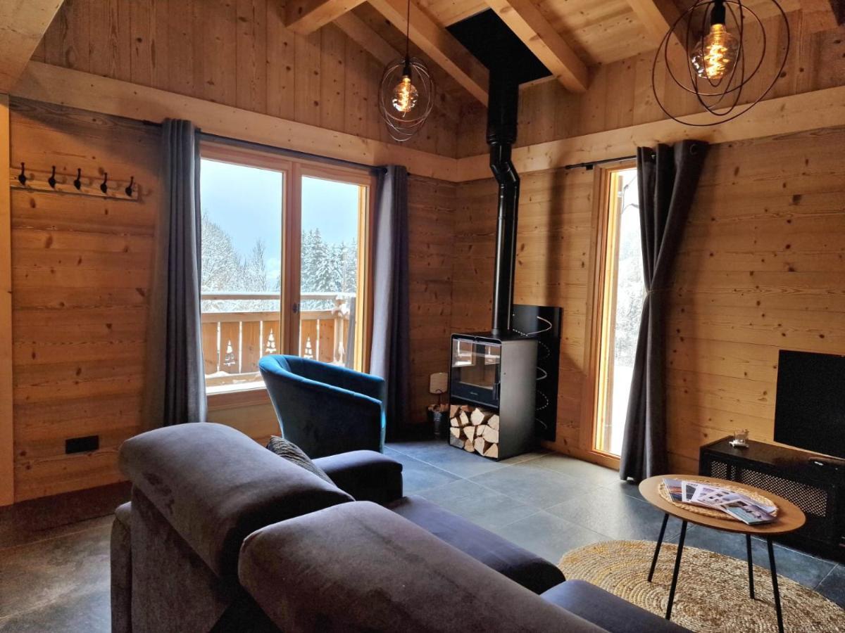 Chalet Cosy Et Moderne Vue Montagnes Seytroux Exterior foto